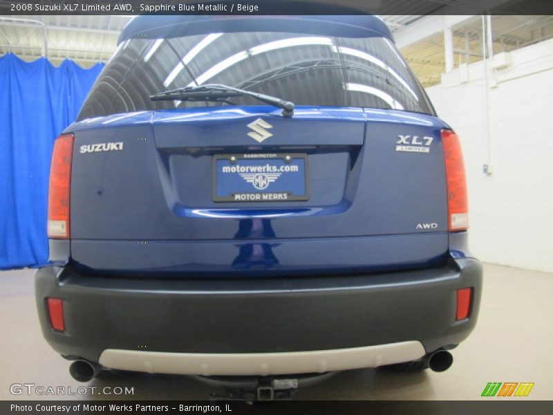 Sapphire Blue Metallic / Beige 2008 Suzuki XL7 Limited AWD