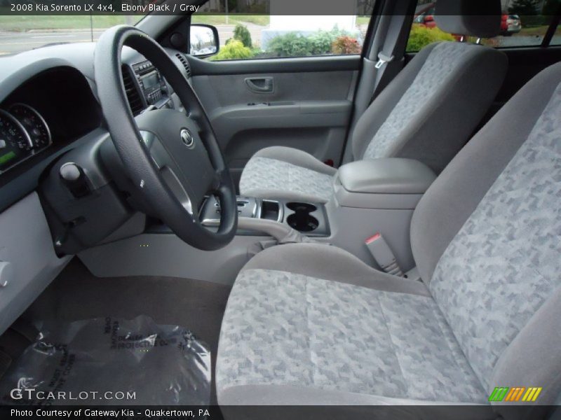 Ebony Black / Gray 2008 Kia Sorento LX 4x4