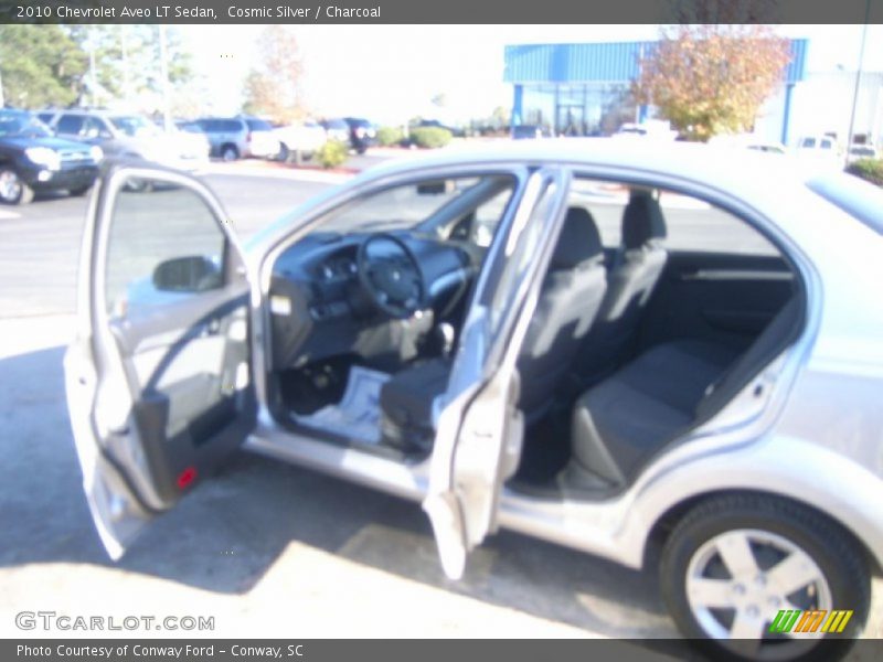 Cosmic Silver / Charcoal 2010 Chevrolet Aveo LT Sedan