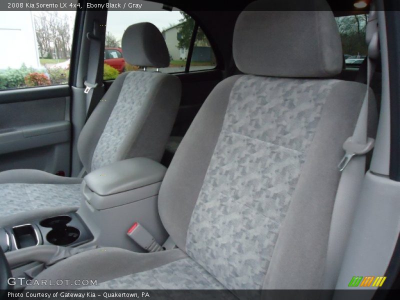 Ebony Black / Gray 2008 Kia Sorento LX 4x4