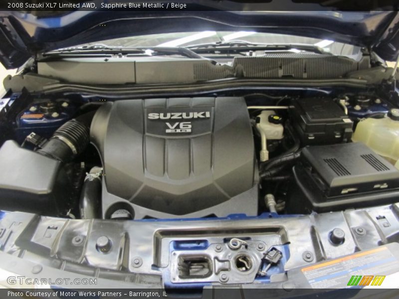 Sapphire Blue Metallic / Beige 2008 Suzuki XL7 Limited AWD