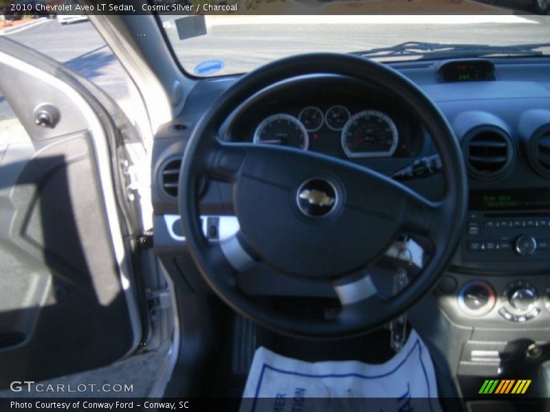 Cosmic Silver / Charcoal 2010 Chevrolet Aveo LT Sedan