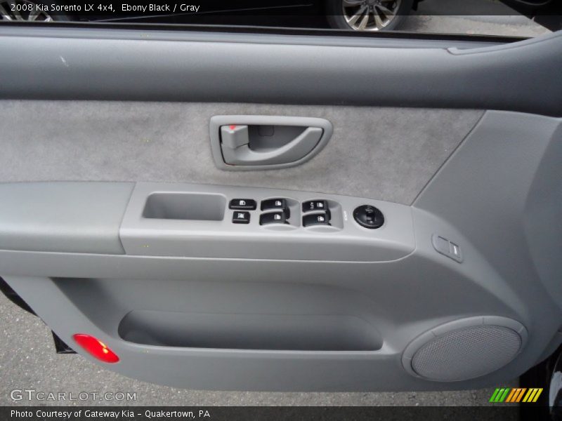 Ebony Black / Gray 2008 Kia Sorento LX 4x4