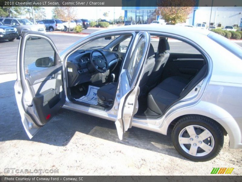 Cosmic Silver / Charcoal 2010 Chevrolet Aveo LT Sedan