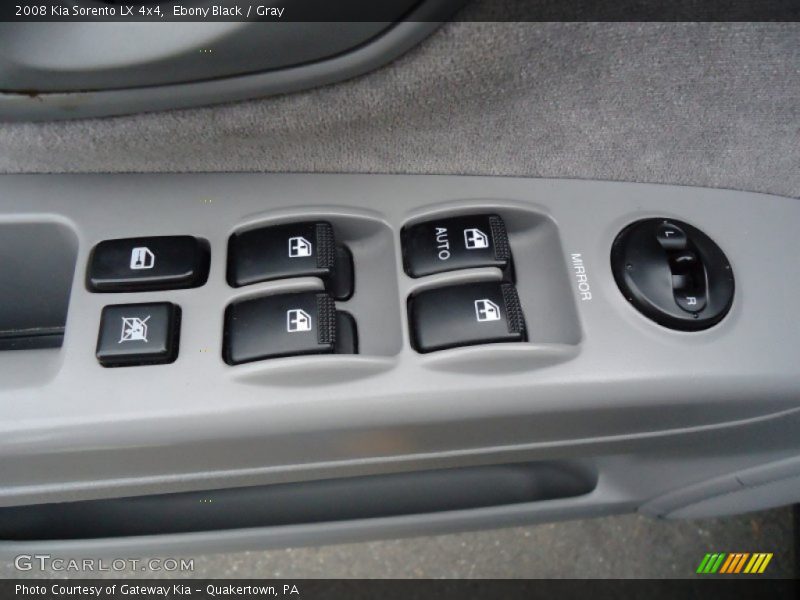 Ebony Black / Gray 2008 Kia Sorento LX 4x4