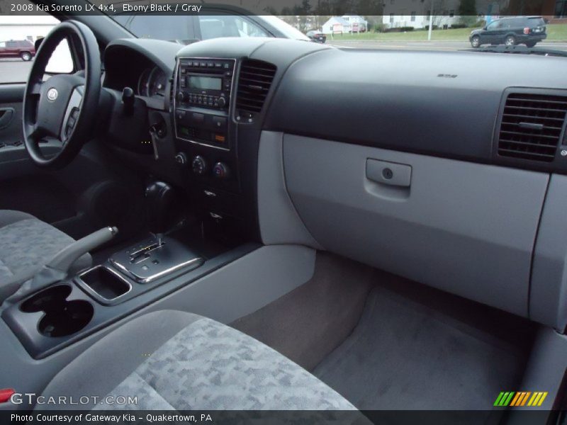 Ebony Black / Gray 2008 Kia Sorento LX 4x4