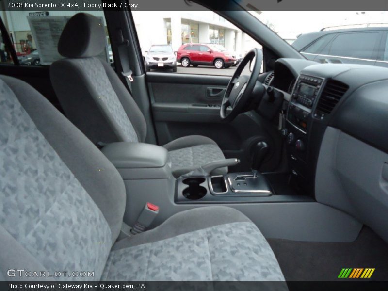 Ebony Black / Gray 2008 Kia Sorento LX 4x4