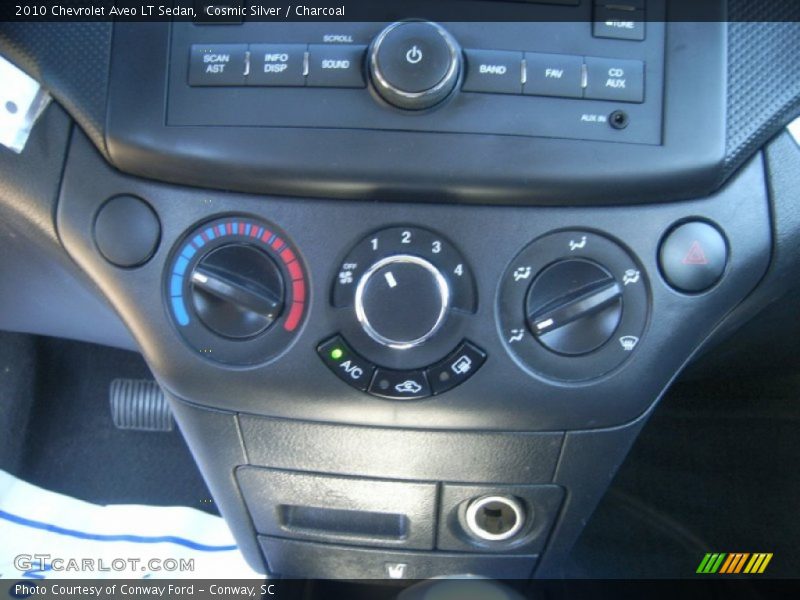 Cosmic Silver / Charcoal 2010 Chevrolet Aveo LT Sedan