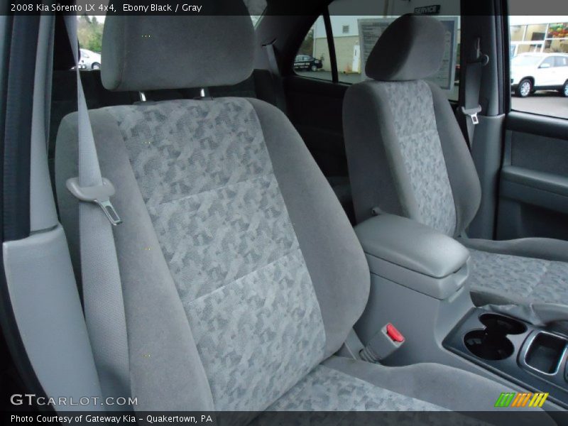 Ebony Black / Gray 2008 Kia Sorento LX 4x4
