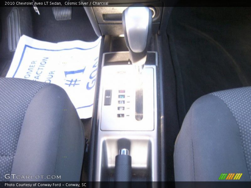 Cosmic Silver / Charcoal 2010 Chevrolet Aveo LT Sedan