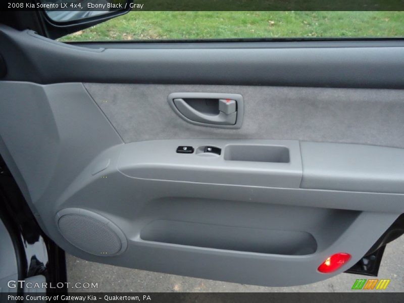 Ebony Black / Gray 2008 Kia Sorento LX 4x4