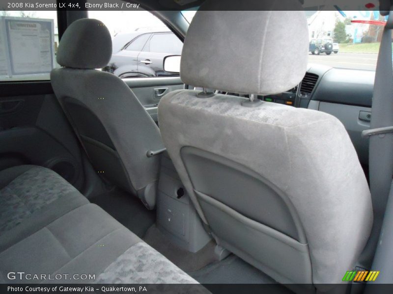 Ebony Black / Gray 2008 Kia Sorento LX 4x4