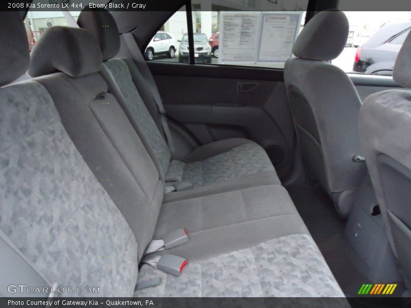 Ebony Black / Gray 2008 Kia Sorento LX 4x4