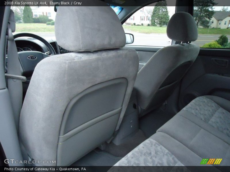 Ebony Black / Gray 2008 Kia Sorento LX 4x4