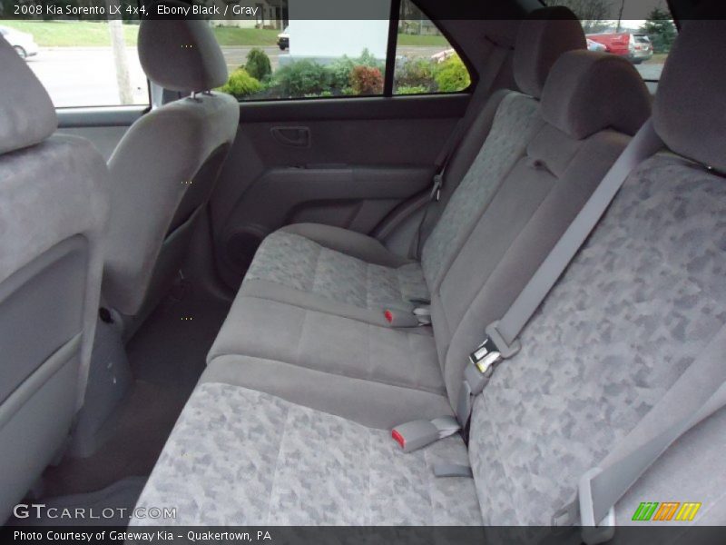 Ebony Black / Gray 2008 Kia Sorento LX 4x4