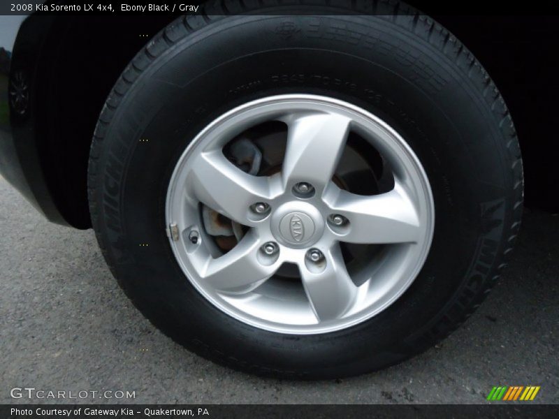 Ebony Black / Gray 2008 Kia Sorento LX 4x4