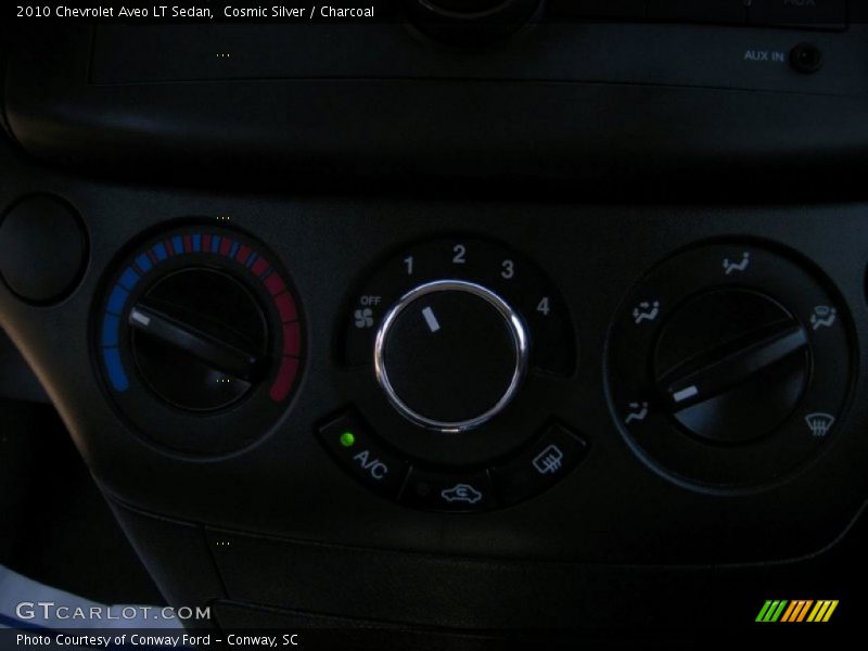 Cosmic Silver / Charcoal 2010 Chevrolet Aveo LT Sedan