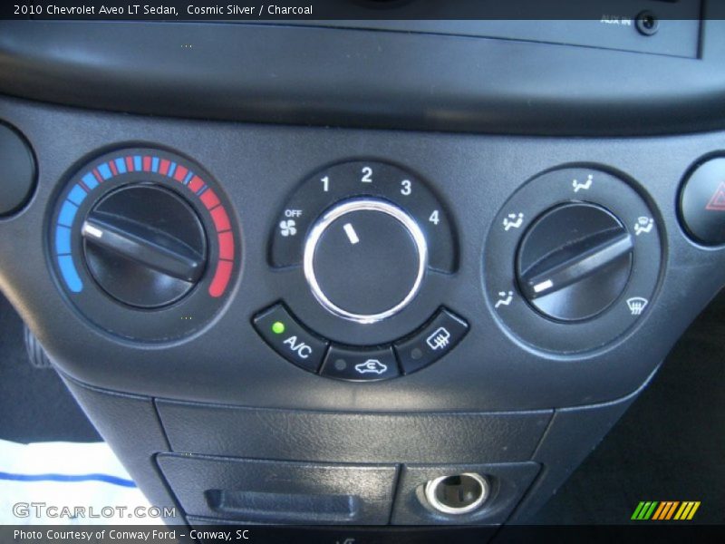 Cosmic Silver / Charcoal 2010 Chevrolet Aveo LT Sedan