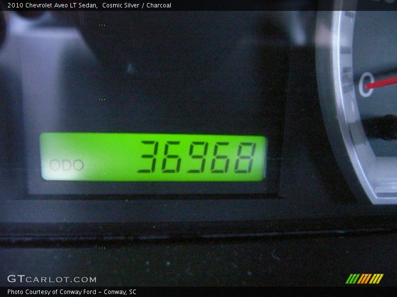 Cosmic Silver / Charcoal 2010 Chevrolet Aveo LT Sedan