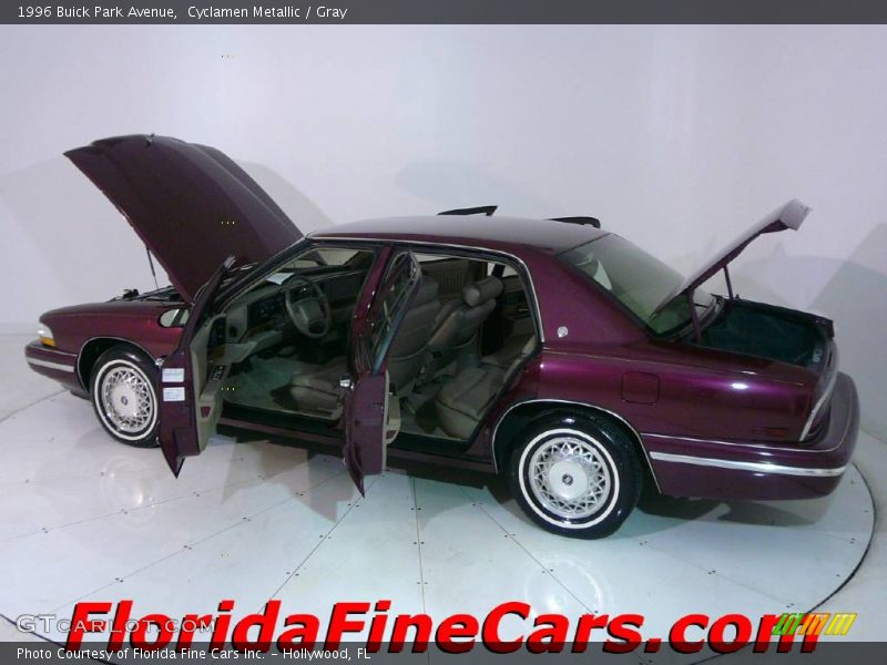 Cyclamen Metallic / Gray 1996 Buick Park Avenue