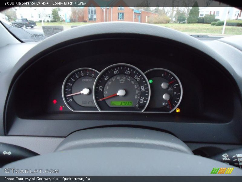 Ebony Black / Gray 2008 Kia Sorento LX 4x4