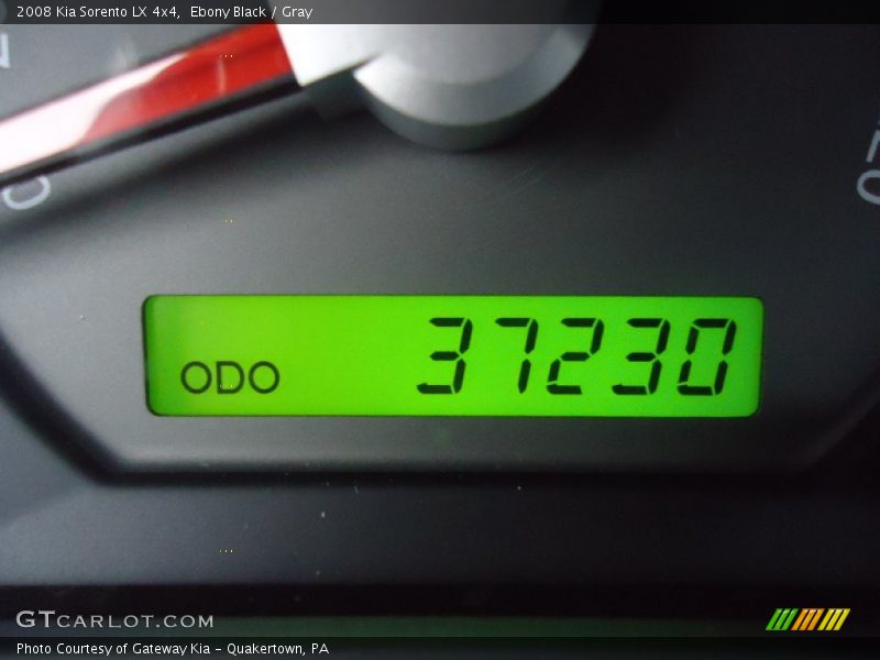 Ebony Black / Gray 2008 Kia Sorento LX 4x4