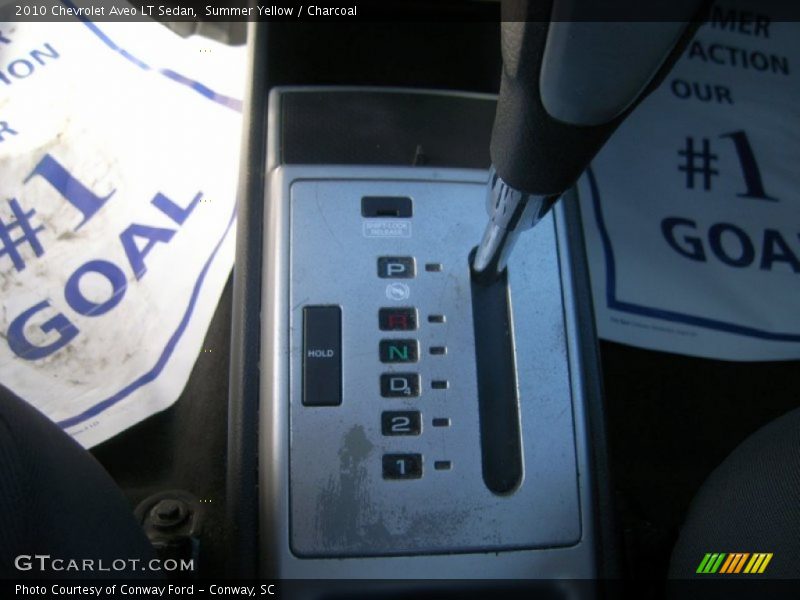 Summer Yellow / Charcoal 2010 Chevrolet Aveo LT Sedan