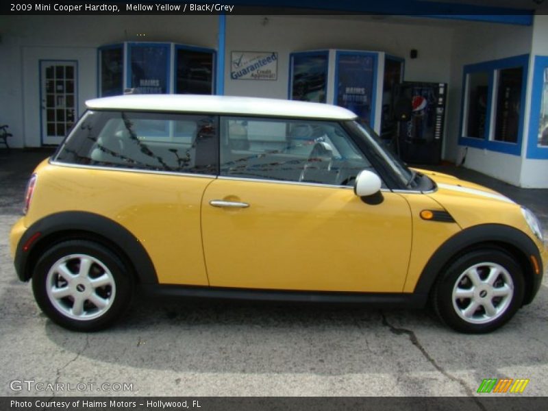 Mellow Yellow / Black/Grey 2009 Mini Cooper Hardtop