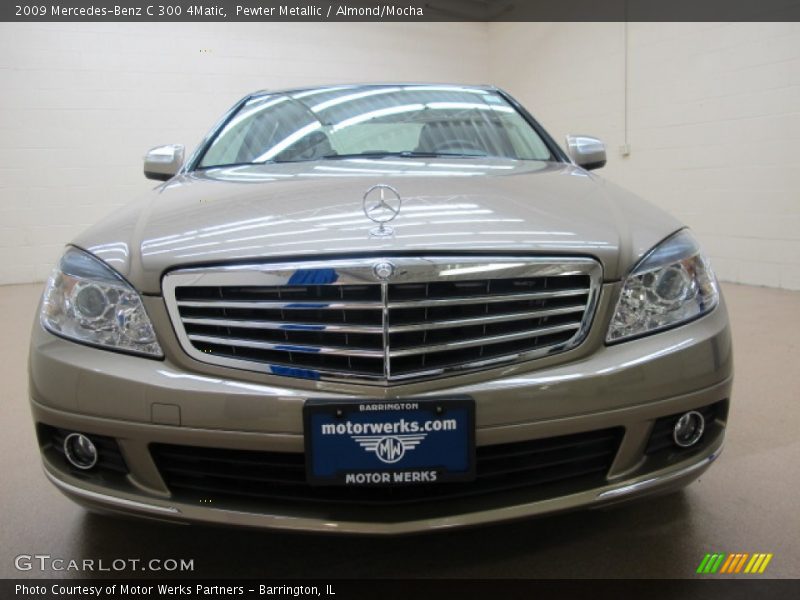 Pewter Metallic / Almond/Mocha 2009 Mercedes-Benz C 300 4Matic