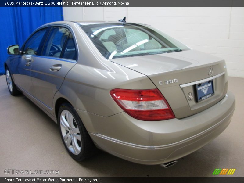 Pewter Metallic / Almond/Mocha 2009 Mercedes-Benz C 300 4Matic