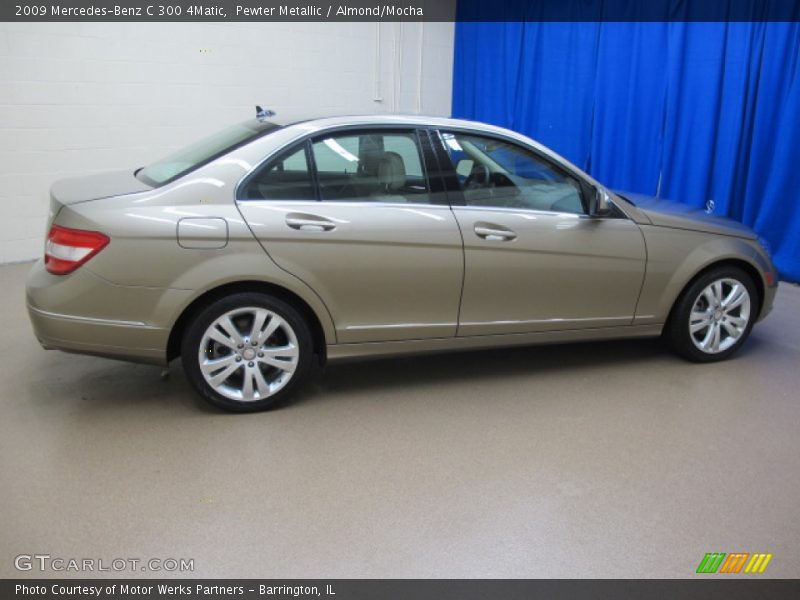 Pewter Metallic / Almond/Mocha 2009 Mercedes-Benz C 300 4Matic