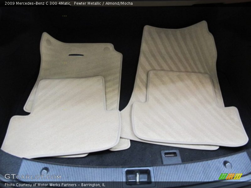 Pewter Metallic / Almond/Mocha 2009 Mercedes-Benz C 300 4Matic