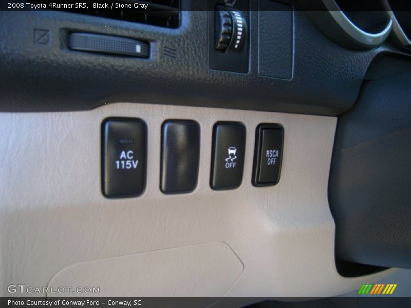 Black / Stone Gray 2008 Toyota 4Runner SR5
