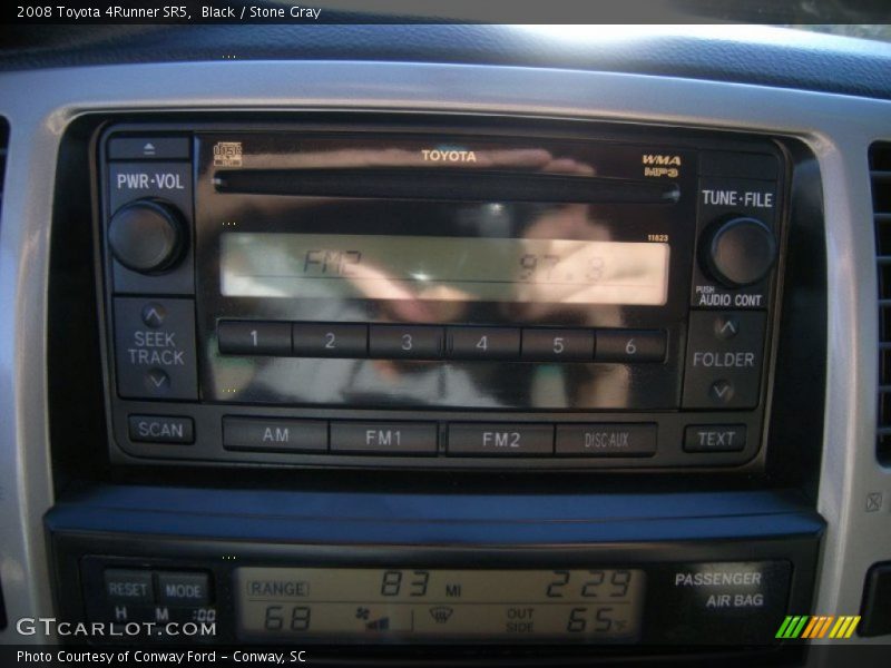 Black / Stone Gray 2008 Toyota 4Runner SR5