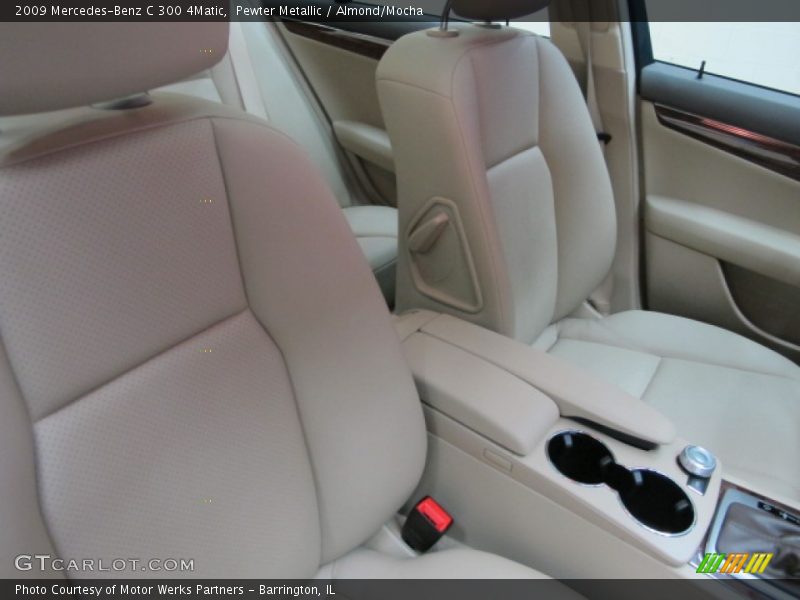 Pewter Metallic / Almond/Mocha 2009 Mercedes-Benz C 300 4Matic