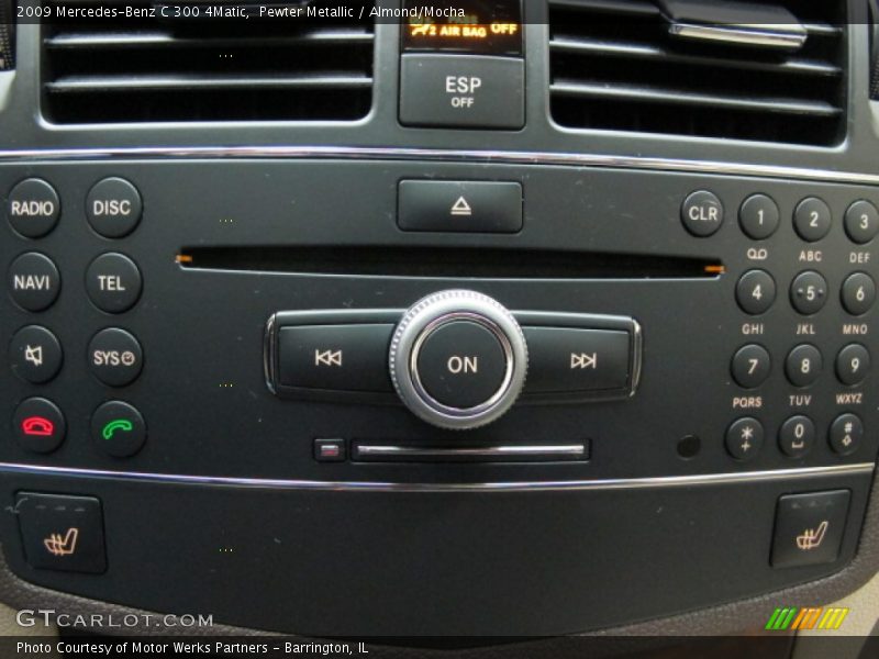 Pewter Metallic / Almond/Mocha 2009 Mercedes-Benz C 300 4Matic