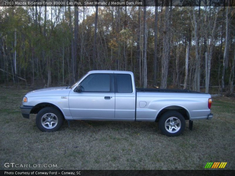 Silver Metallic / Medium Dark Flint 2003 Mazda B-Series Truck B3000 Cab Plus