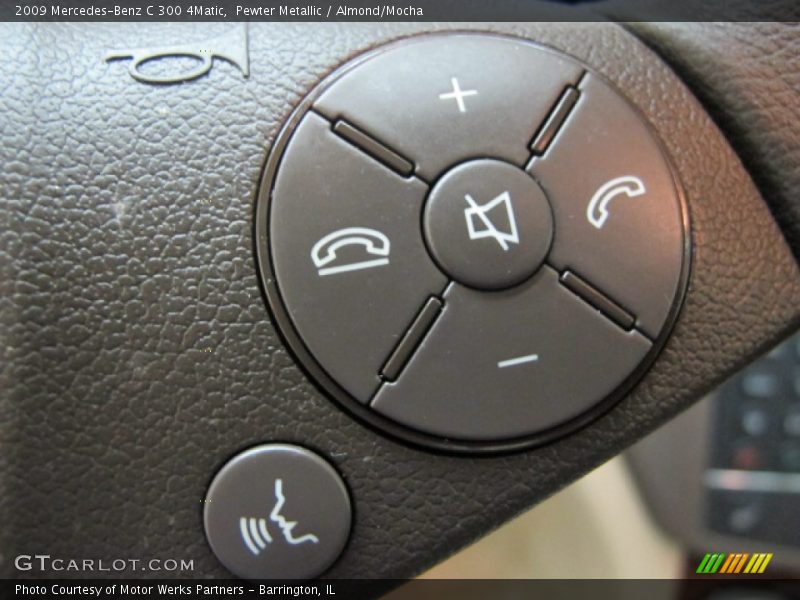 Pewter Metallic / Almond/Mocha 2009 Mercedes-Benz C 300 4Matic