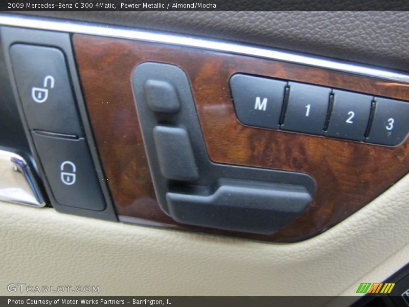 Pewter Metallic / Almond/Mocha 2009 Mercedes-Benz C 300 4Matic