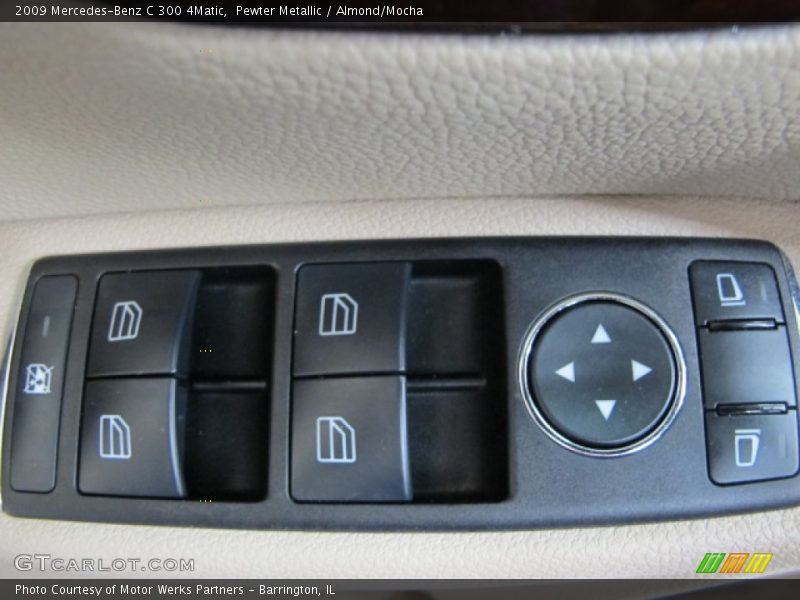 Pewter Metallic / Almond/Mocha 2009 Mercedes-Benz C 300 4Matic