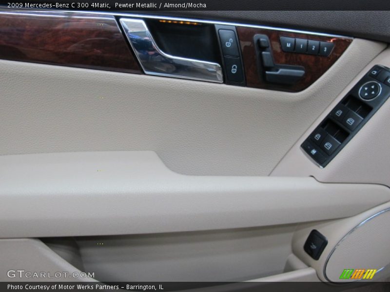 Pewter Metallic / Almond/Mocha 2009 Mercedes-Benz C 300 4Matic
