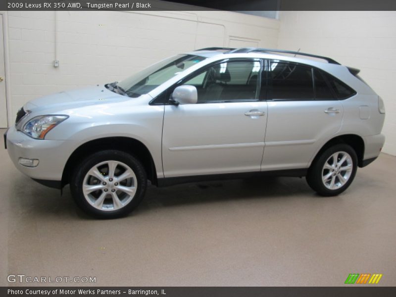 Tungsten Pearl / Black 2009 Lexus RX 350 AWD