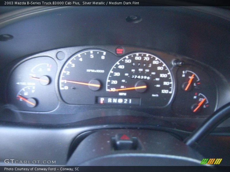 Silver Metallic / Medium Dark Flint 2003 Mazda B-Series Truck B3000 Cab Plus