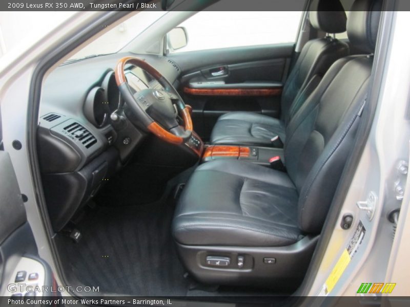 Tungsten Pearl / Black 2009 Lexus RX 350 AWD