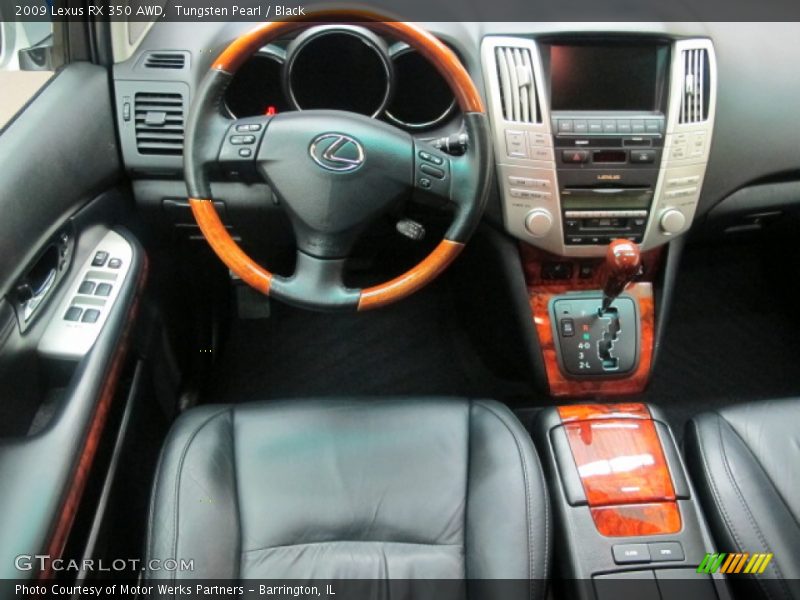 Tungsten Pearl / Black 2009 Lexus RX 350 AWD