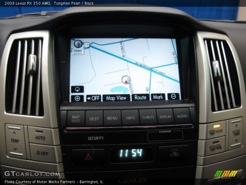 Tungsten Pearl / Black 2009 Lexus RX 350 AWD