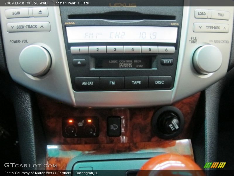 Tungsten Pearl / Black 2009 Lexus RX 350 AWD