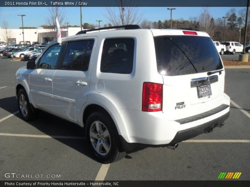 Taffeta White / Gray 2011 Honda Pilot EX-L