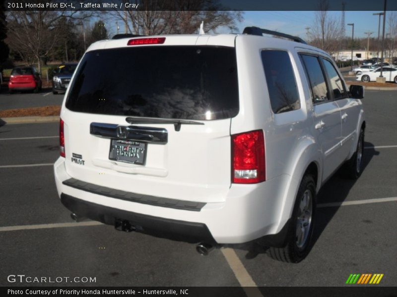 Taffeta White / Gray 2011 Honda Pilot EX-L