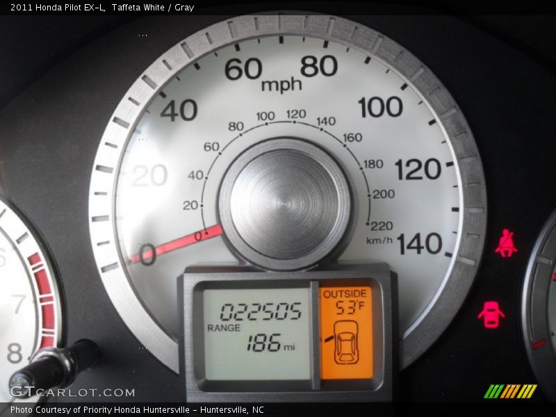 Taffeta White / Gray 2011 Honda Pilot EX-L
